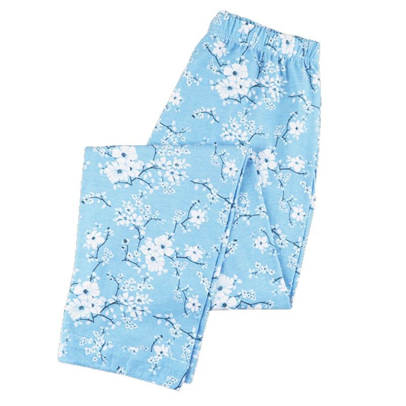 卸売りは女性の純綿の寝ズボンのゆったりした家のズボンを代行します。