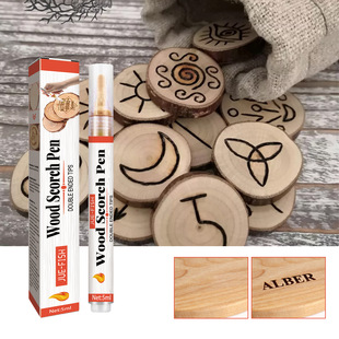 Jue-Fish Wood Burning Pen Custom Wood Marking Wood Burning Marker Set Children's DIY Pyrography Pen