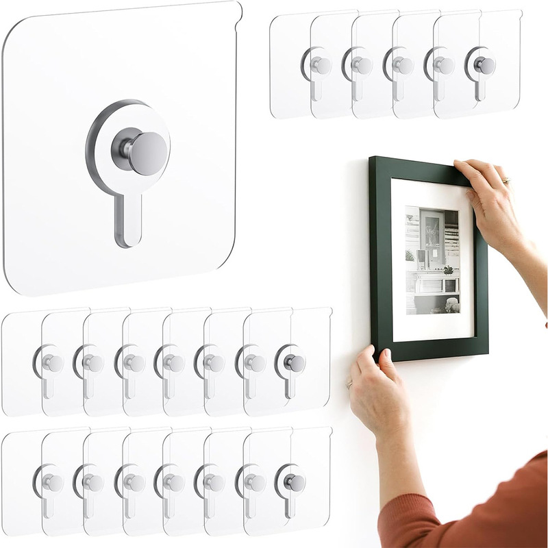 Hanging painting artifact punch-free strong adhesive wall wedding photo Special invisible screw photo frame traceless nail hook Hanging painting artifact punch-free strong adhesive wall wedding photo Special invisible screw photo frame traceless nail hook