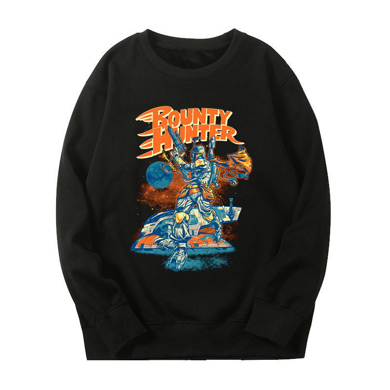 Guangzhou Yiide Garment Factory Star Wars Sweatshirt Star Wars Star Wars Darth Vader Pure Cotton Men's Sweatshirt