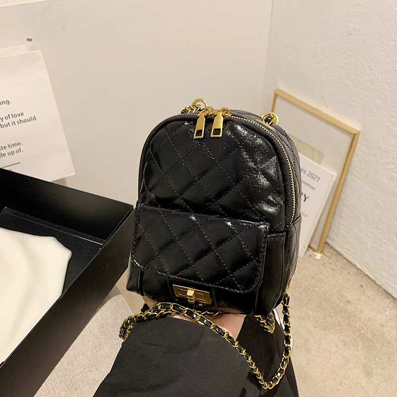 Стильный рюкзак, сумка, коллекция 2023 года, стиль Chanel, западный стиль, для тинэйджеров, семейный стиль, оптом