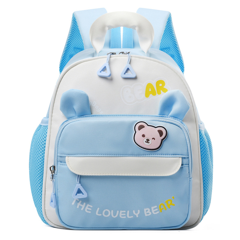 Mochila de jardín de infantes, mochila de dibujos animados para niños pequeños, nueva mochila de preescolar ventilada para niñas, mochila ligera