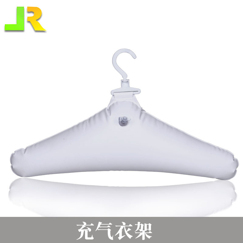 Percha inflable conveniente ropa de viaje percha ropa soporte interior ropa pantalla percha colgante inflable soplado percha