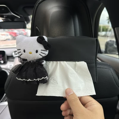 KT cat car tissue box, Car tissue box/set