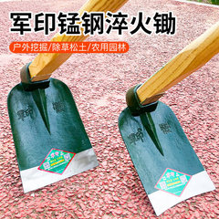 军印锄头翻地松土除草神器农用工具家用刨地锄草种菜长柄锻打锄头