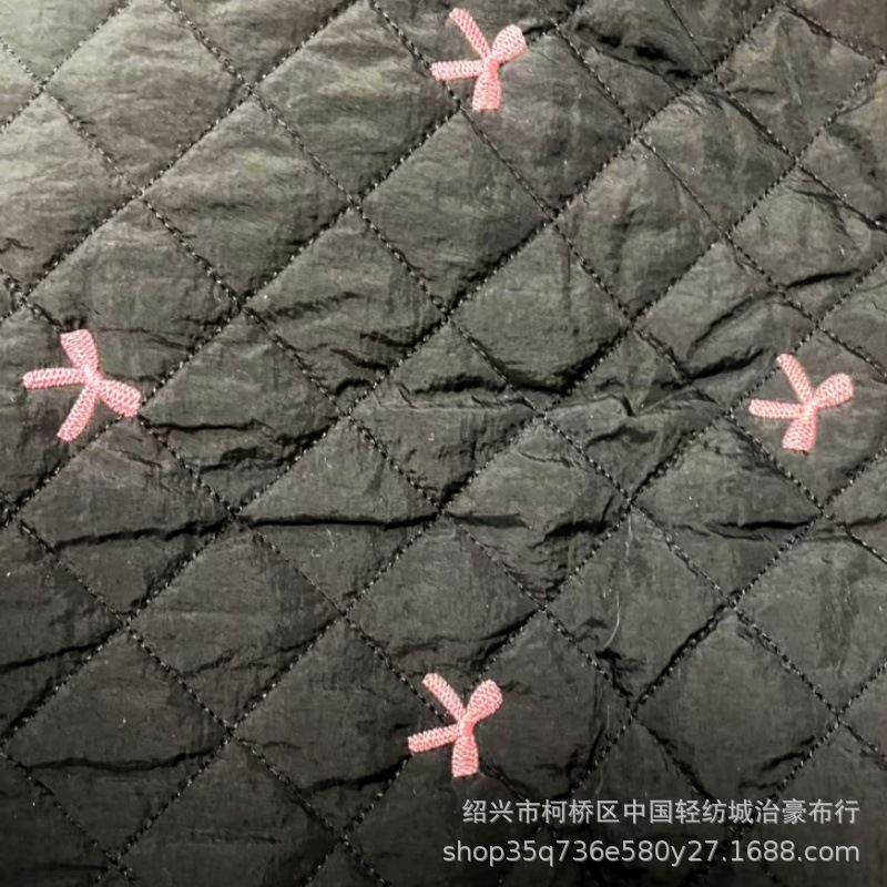 With bow, black, fuchsia