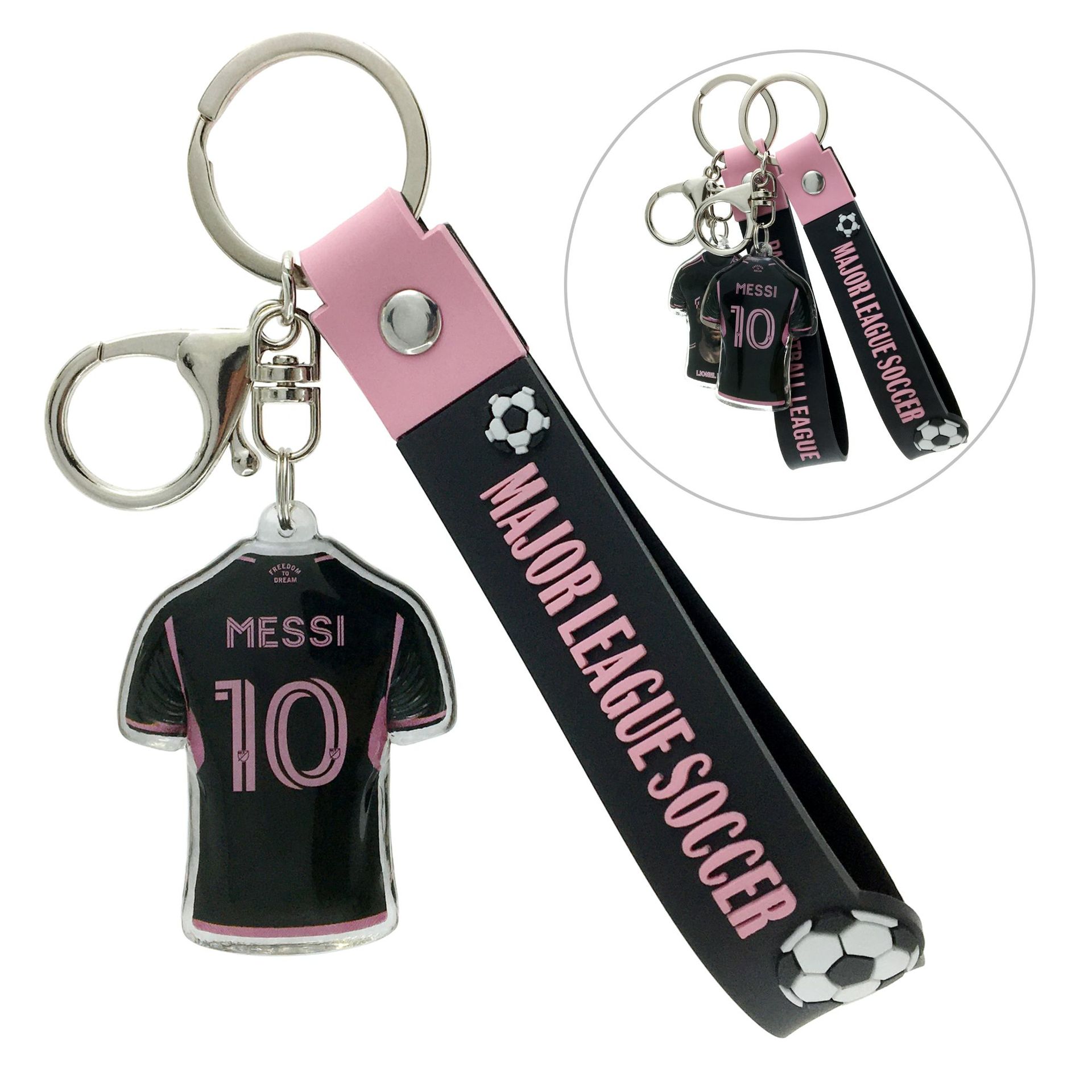 MLS迈阿密国际-10#梅西E1款（客场球衣）+雅黑手带-白