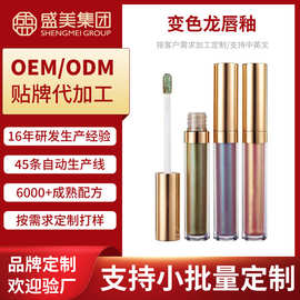 变色龙唇釉极光炫彩雾面不沾杯不掉色唇膏唇彩口红OEM贴牌代加工