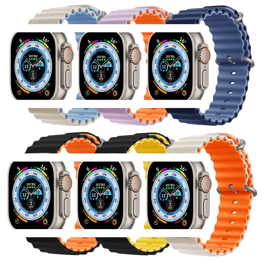 Two-color Ultra Ocean Strap Apple Watch...