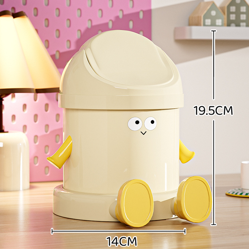 かわいい小さな手と足の揺れる蓋付きデスクトップ収納ボックスは見栄えが良く、携帯電話をスタンドとして使用できます。|undefined