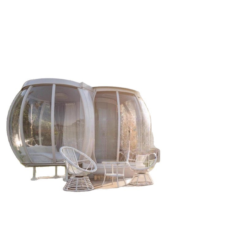 Casa de pabellón esférico al aire libre sala de sol móvil residencial hotel resort sala de estrellas casa de burbujas transparentes
