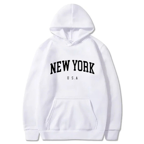 Men's and Women's Hooded Fashion Letter Print Pattern Sweatshirt Loose Casual Hooded Sweatshirt Sportswear