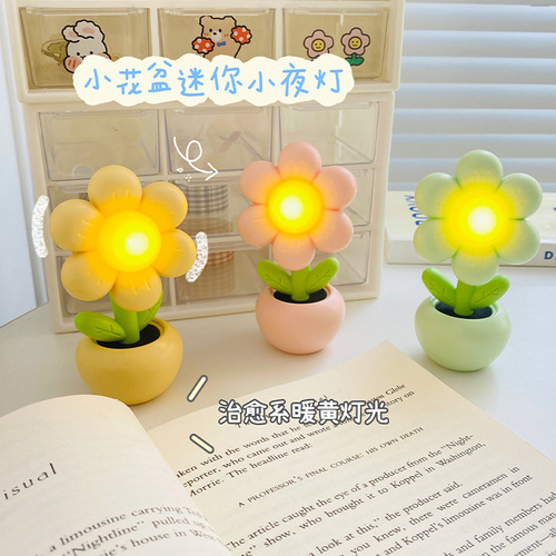 Cross-border exclusive creative night light, cartoon desk ornament ambiance lamp bedroom night light gift logo