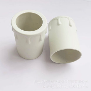 Longsan Plastic Factory Supplies Special Casing for Candle Lamp Holder 43*60mm Plastic Support Tube