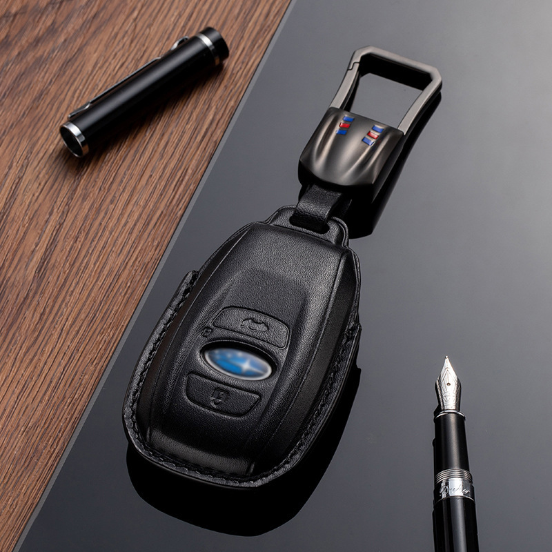 SOURCE Factory suitable for Subaru XV/BRZ cowhide key case forest man Lishi proud tiger car key case