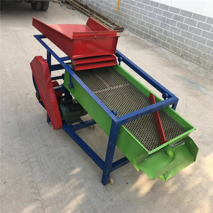 Grain Special Vibrating Screen Peanut Pepper Screening Machine Electric Melon Seed Air Separator Screening Equipment