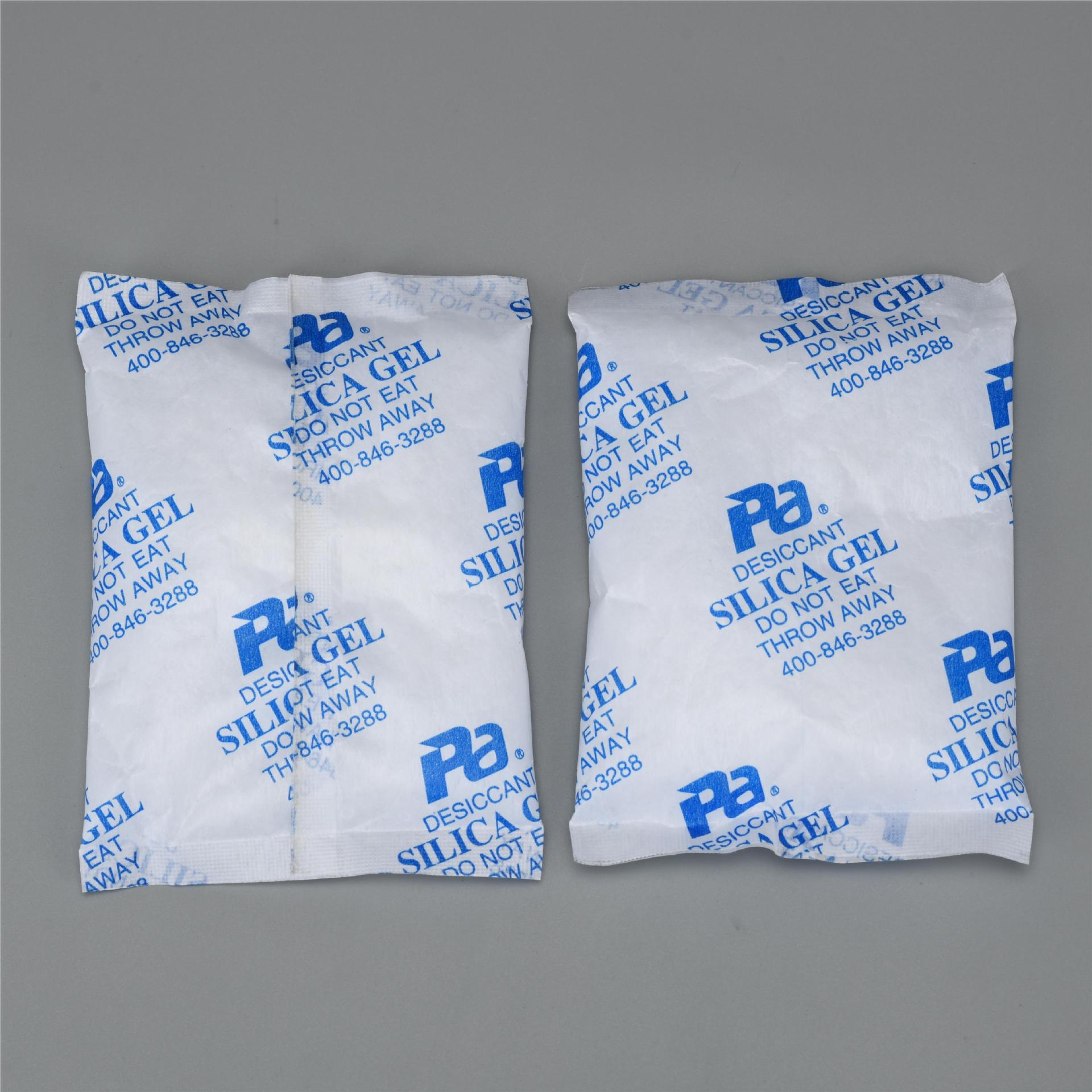 Fábrica al por mayor comida para gatos a prueba de humedad absorbente de humedad bocadillo comida para perros desecante comida para mascotas desecante de silicona