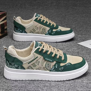 Men's Shoes Summer 2024 New Casual Board Shoes College Style Ins Trendy Shoes Trendy All-match Sports Shoes for Teenagers