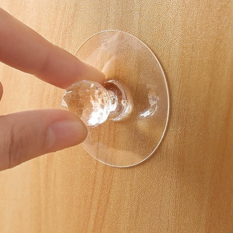 Невидимая дверь шкафа ручка акриловый бриллиантовый тип раздвижной двери без пробивания отверстий без следов висячие руки прозрачные стеклянные дверные ручки