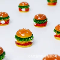 Моделирование еды мини гамбургер DIY игровой домик игрушечные аксессуары ремесла миниатюрный реквизит кукольный домик
