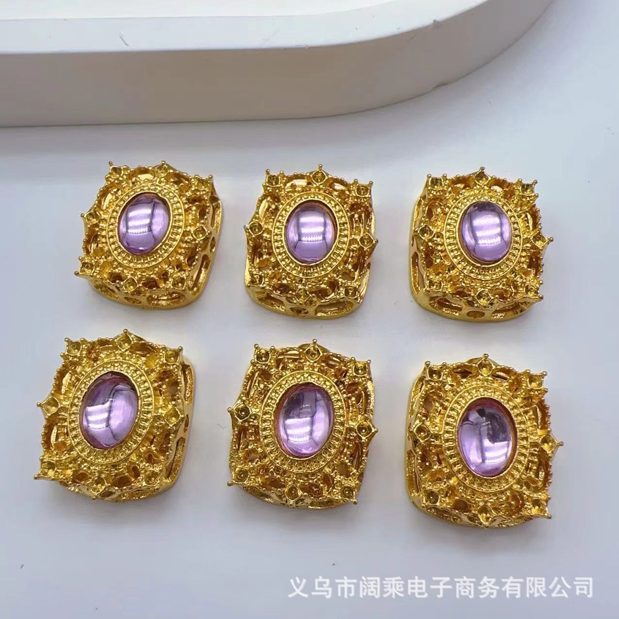 ダイヤモンドの長い方の大きい魔の箱の多い八穴のジルコニウムのdiyの手作りのビーズのブレスレットのネックレスの合金のアクセサリーのビーズの部品