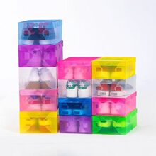 33*20*12cm��ʿ���wʽЬ�� ˮ�����ۯB�����ռ{���� ͸��PPЬ��
