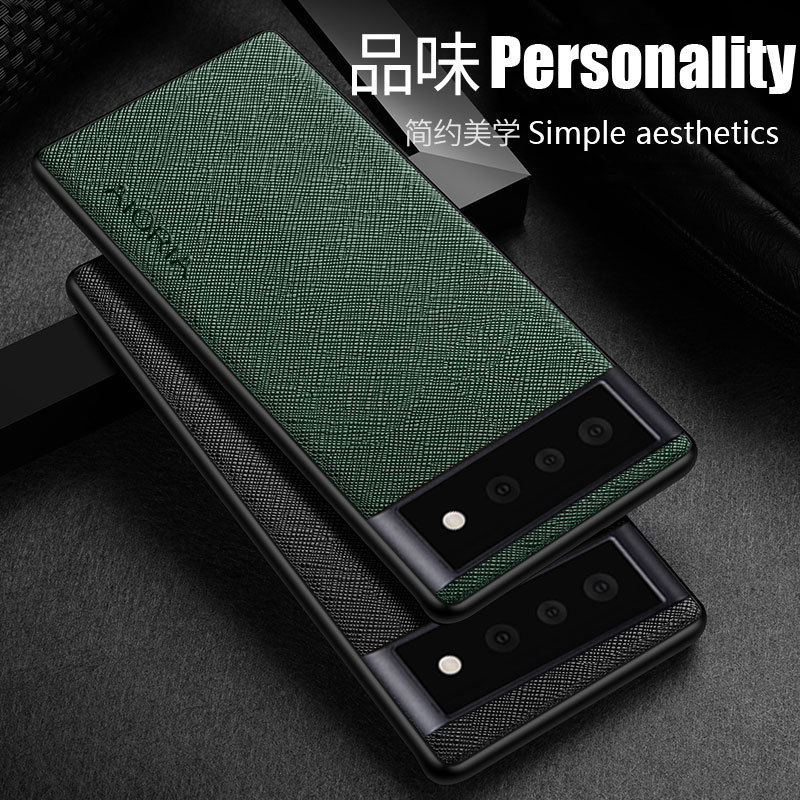 Suitable for [Google] Pixel 6 mobile phone protective case Factory Direct simple cross pattern mobile phone case