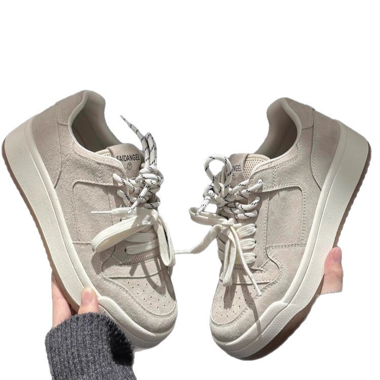 2026 primavera y verano retro nicho zapatos de skate in tide suela gruesa zapatos casuales deportivos de moda de estudiantes zapatos individuales