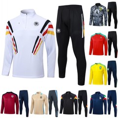 2425国家チームブラジルフランスアルゼンチンポルトガルイタリアイングランドドイツ冬トレーニング服セット