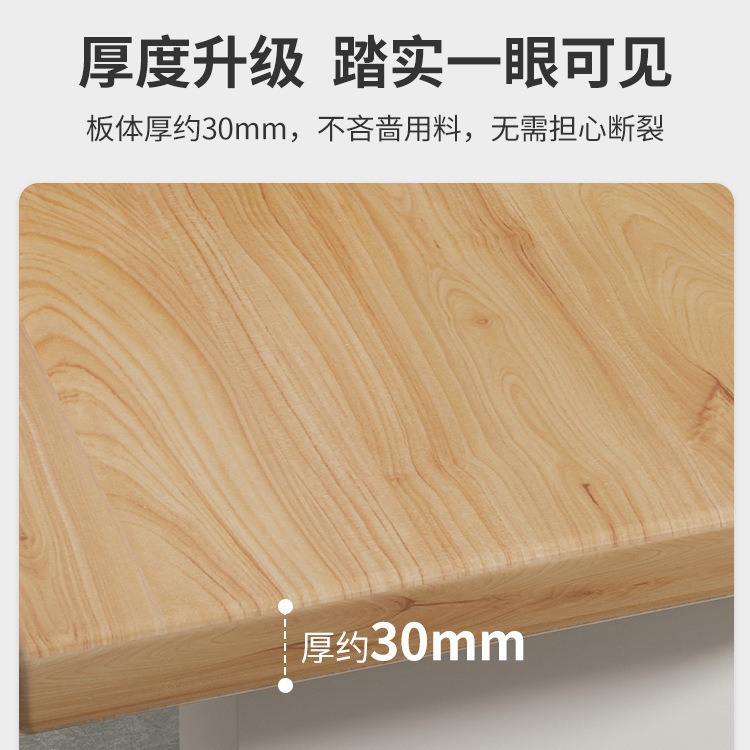 Mesa de mesa separada, tablero de madera maciza, tablero de mesa de pino, tablero de un carácter, escritorio para estudiantes, tablero grueso, tablero de mesa de computadora, tablero de mesa de comedor image 6