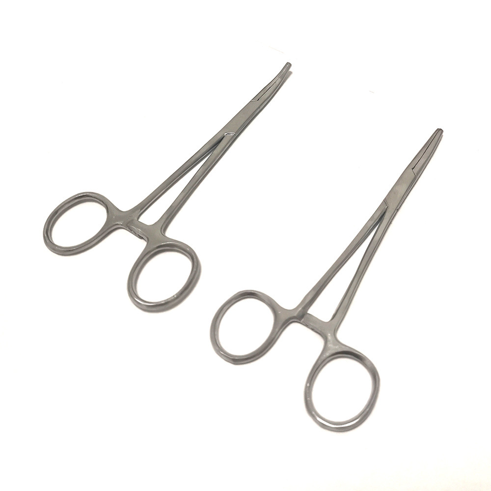 KELLY FORCEP cat and dog stainless steel stop bleeding scissors elbow straight head Pet ear pulling pliers dog cat