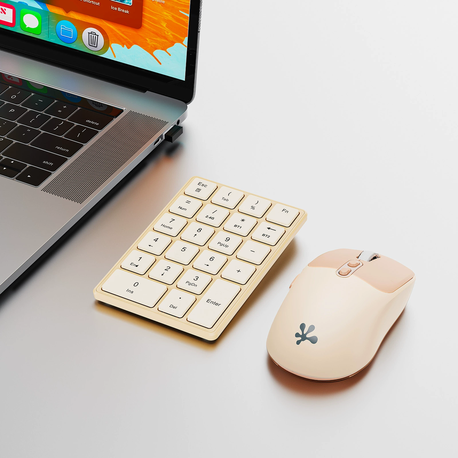 Клавиатура с зарядкой, тихий ноутбук, Bluetooth