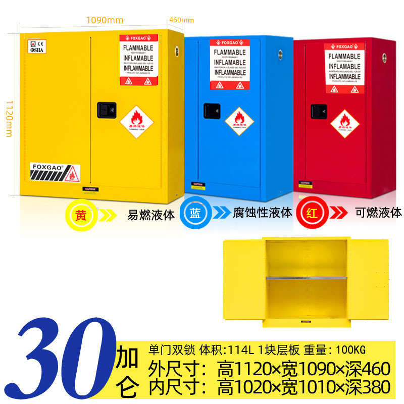 30 gallons yellow (double thick)