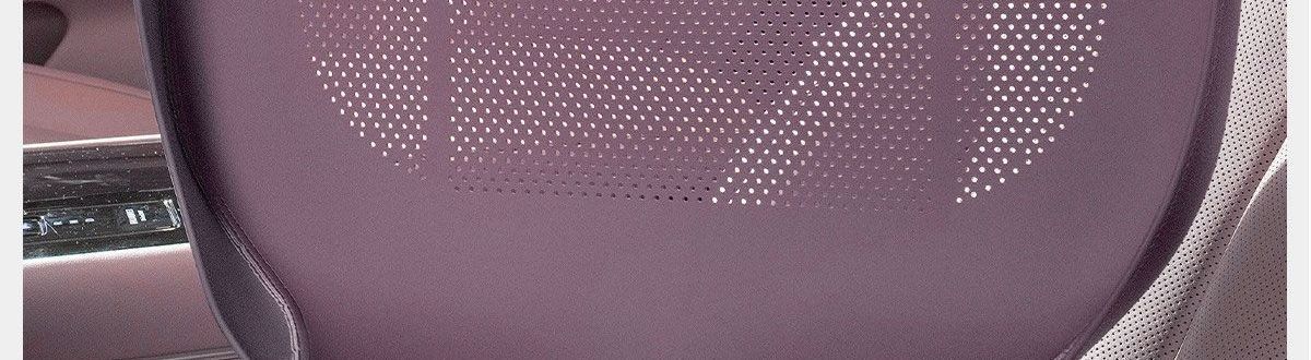 High-grade Nappa leather new single-piece women's seat cushion, purple seat pad, rear car seat cushion, suitable for all seasons