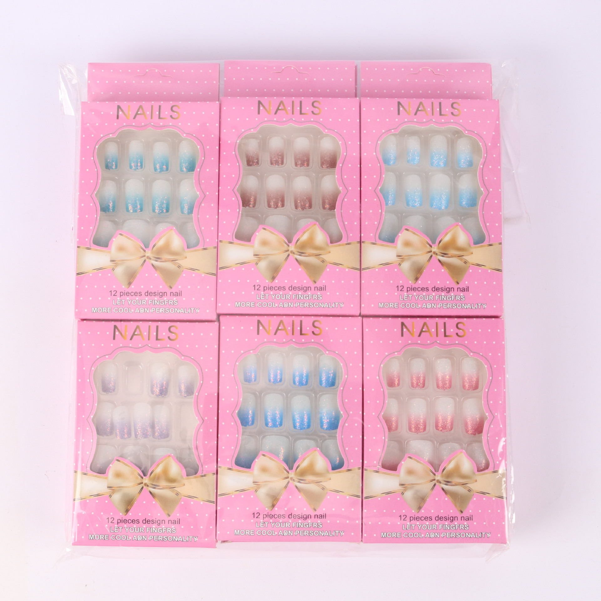 [Fábrica de origen] Uña de desgaste transfronteriza nueva pieza de manicura falsa, productos terminados de pieza de uñas desmontable image 33