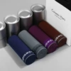 High -end silver can: blue+medium gray+purple+brown