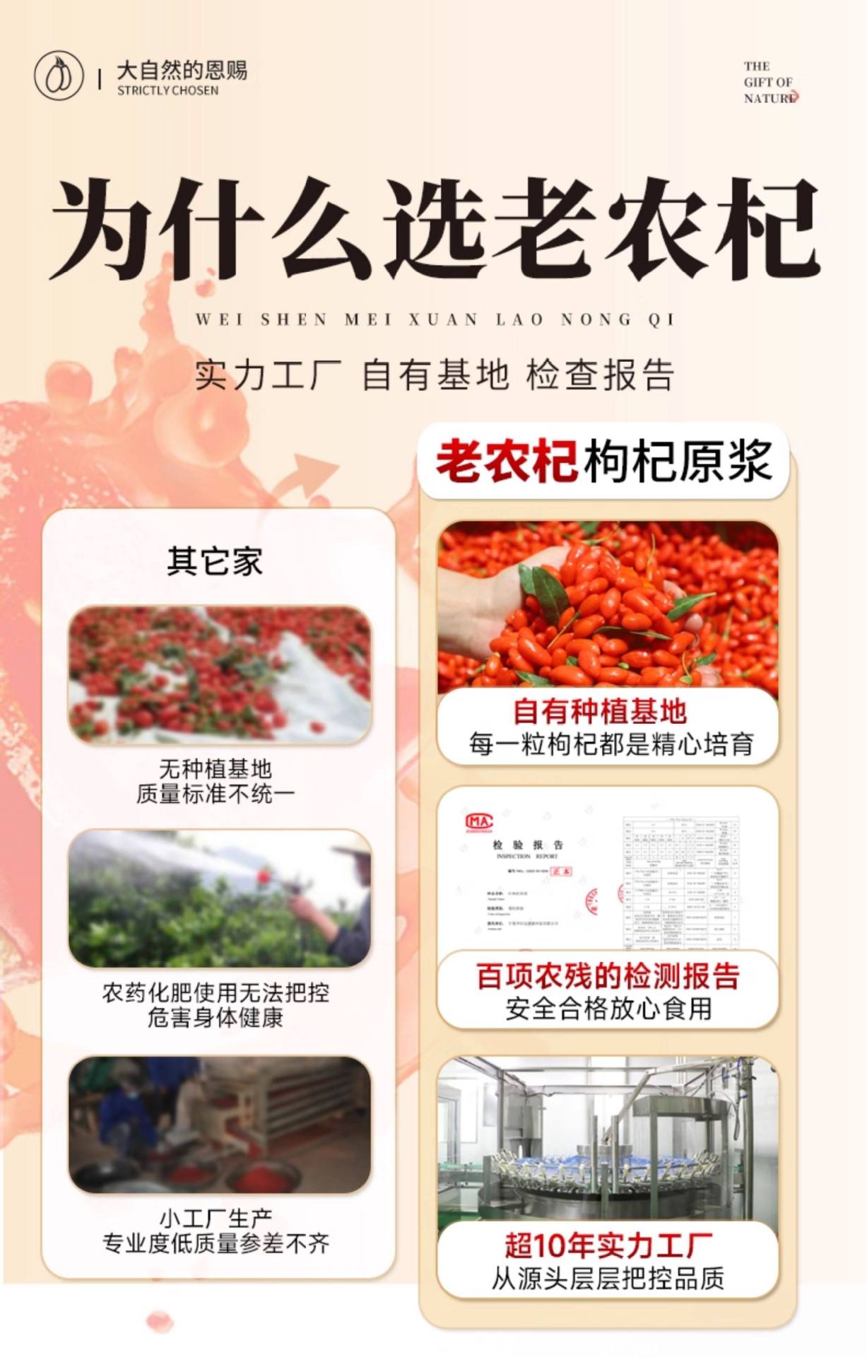 Organic Sea Buckthorn Goji Black Goji Berry Puree Juice Blend 500ml Fresh Pressed Herbal Drink key features