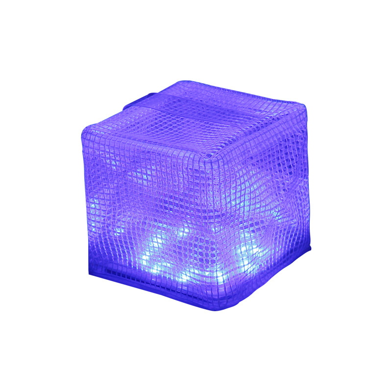 Lámpara solar portátil Lámpara creativa de tela tejida Lámpara de camping al aire libre Lámpara de linterna de señal de rescate plegable multifuncional