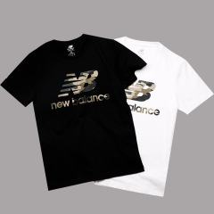 ニューバランス/NB2025 新作夏アメリカンラウンドネックカジュアルスポーツ半袖Tシャツ男女兼用