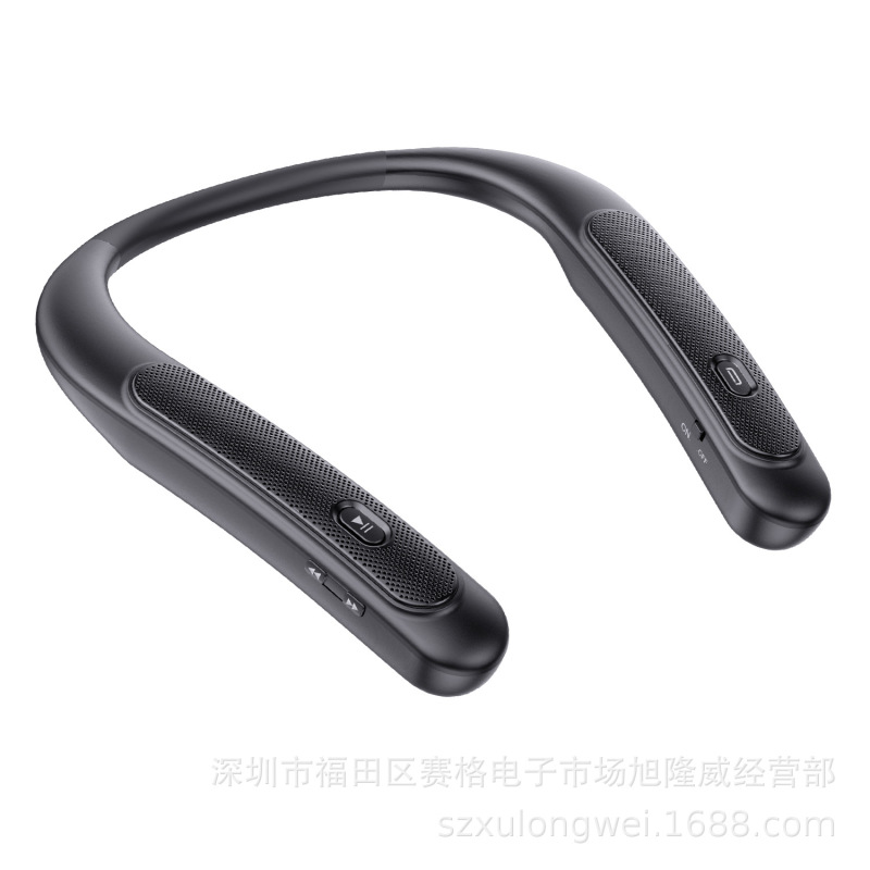 ワイヤレス Bluetooth ヘッドセット ノイズリダクション 首掛けタイプ バイノーラル スピーカーを再生可能 ヘッドマウント Apple Qingying に適しています|undefined