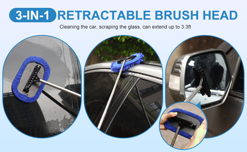 High-Pressure Water Gun Car Wash Cordless Pressure Washer Six-In-One Nozzle Handheld Portable Car Wash Gun Watering Flowers and Spraying