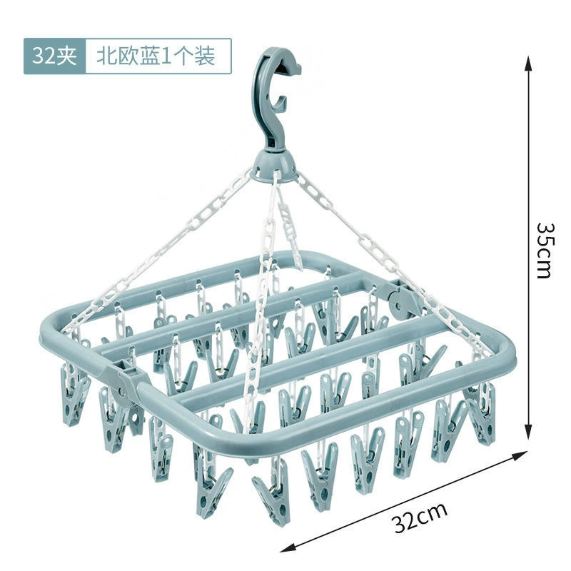 Hanger, universal windproof socks, drying rack for students, 32