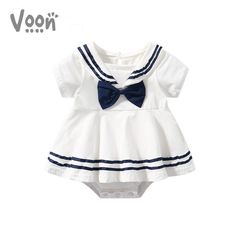 Baby one-piece summer A-class pure cotton baby and infant clothing baby clothing outdoor crawling suit full moon baby clothing