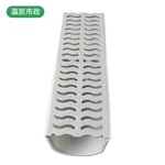 树脂排水沟u型槽雨水成品线性排水槽带盖板缝隙式缝隙式排水沟