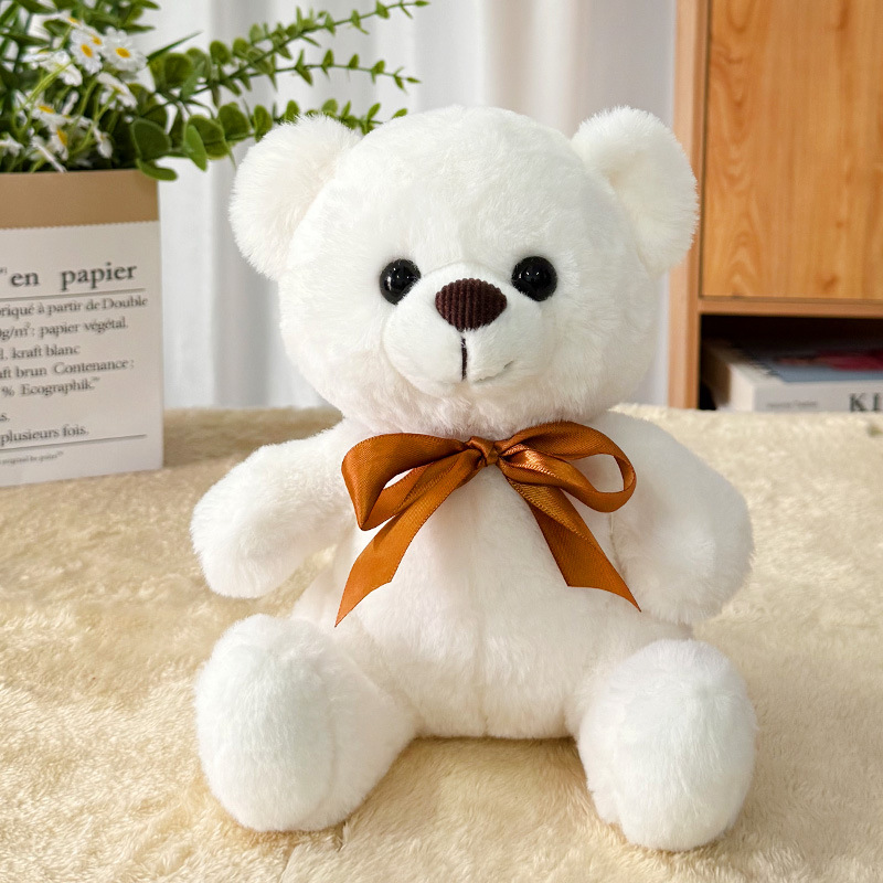Suéter transfronterizo Teddy Bear muñecas muñecas juguetes de peluche actividad de publicidad LOGO impresión regalos de graduación escolar