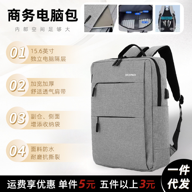 15inch 17inch Laptop Bag for Female College Students, Backpack with High Aesthetic Value, Large Capacity Commuting Backpack for Men 15inch 17inch Laptop Bag for Female College Students, Backpack with High Aesthetic Value, Large Capacity Commuting Backpack for Men