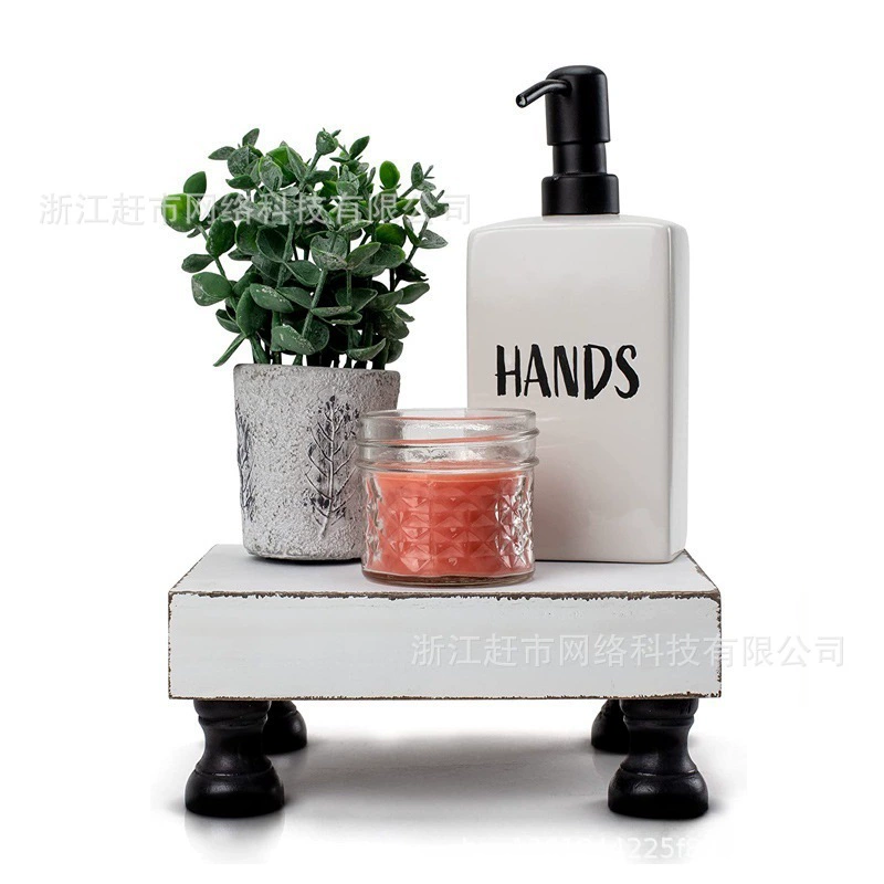 Американская деревянная косметическая основа для ванной комнаты кронштейн туалетных принадлежностей рама деревянный кронштейн для крепления