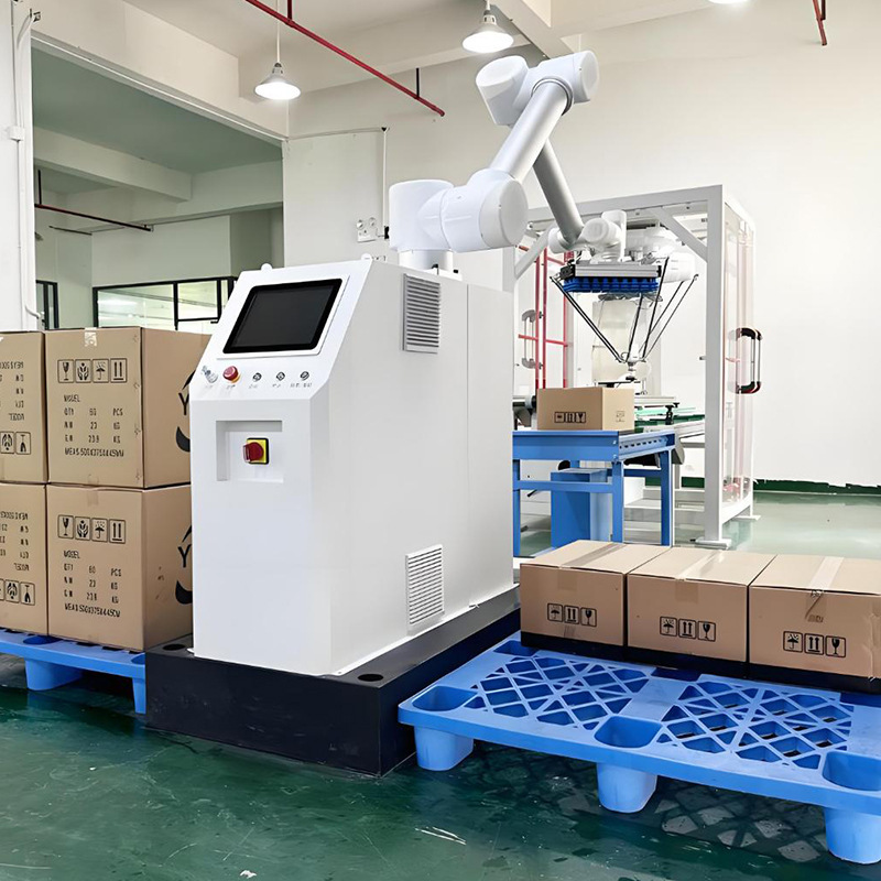 全自動協働ロボットマニピュレーター、段ボール梱包・搬送工場生産ライン用ロボットアーム|undefined