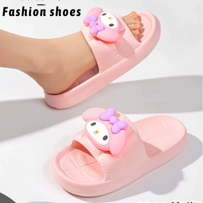 Новая EVA Girl Молодая красивая симпатичная мультяшная толстая подошва женская буксировка оптом дома противоскользящие женские тапочки