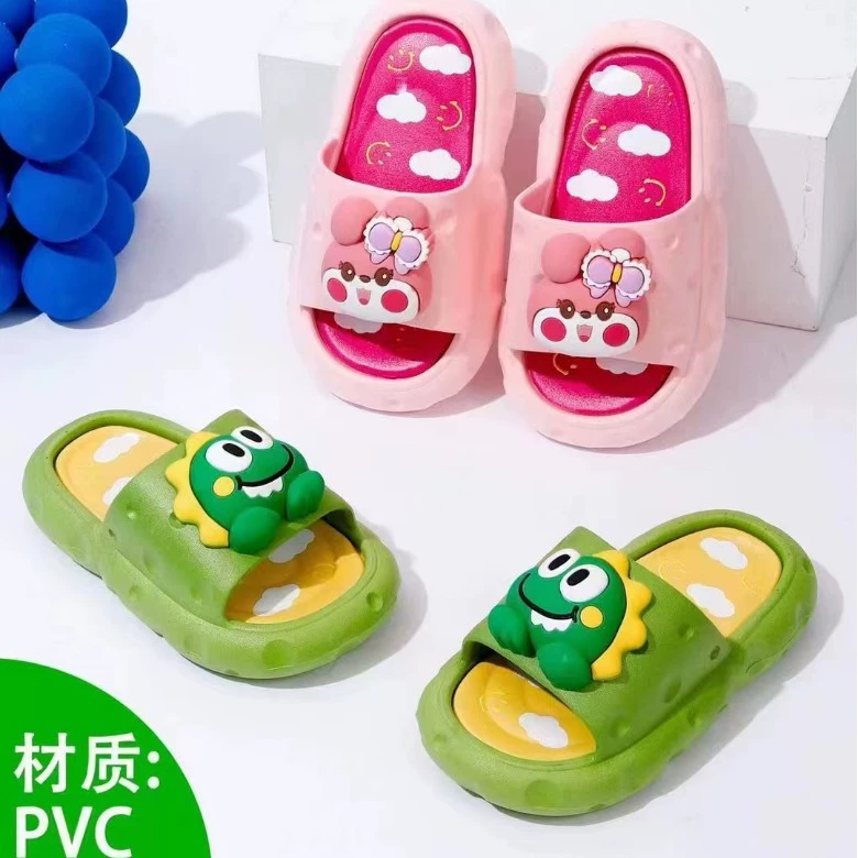 Трансграничный тренд электронной коммерции трехмерный динозавр кролик маленький средний ребенок тапочки 602 оптом